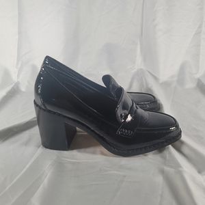 Vince Camuto Black Loafer Heels
